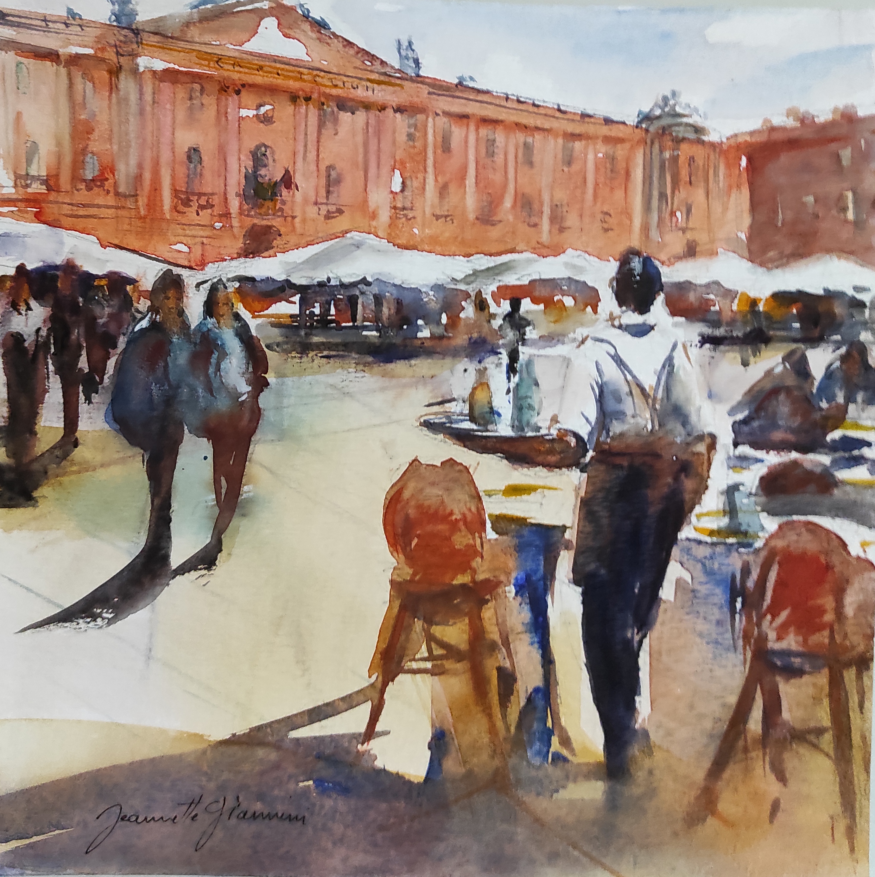 Bar le Florida Place du Capitole Toulouse  20 x 20